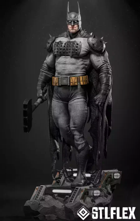 Batman Sculpture and Bust 3D Print STL Model