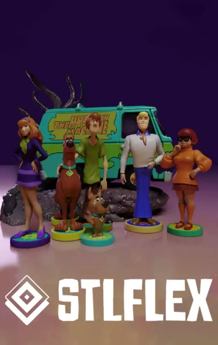 Scooby-Doo Gang 3D Print STL Files