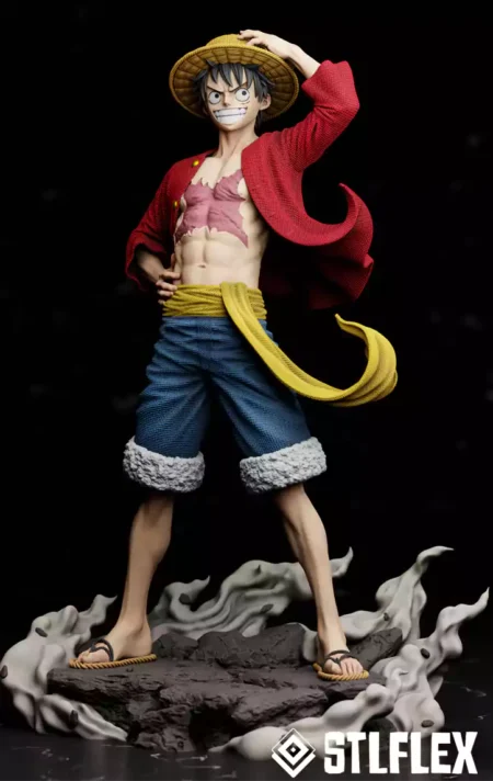 Luffy 3D Print STL Model