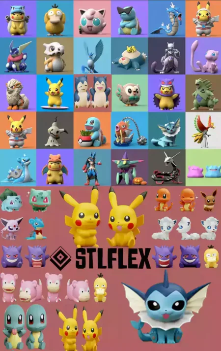 Pokemon STL Pack