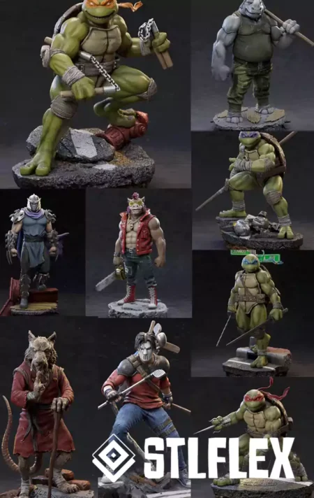 TMNT Pack 3D Print STL Files