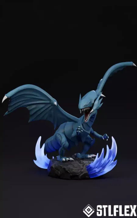 Blue-Eyes Dragon Statue & Flexi Model