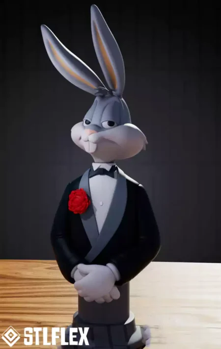 Bugs Bunny 3D Model STL File