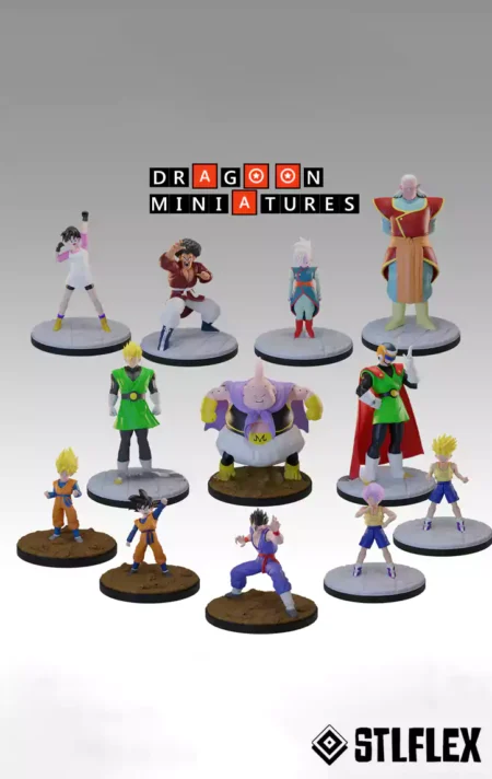 Dragon Ball Miniatures Collection STL Files