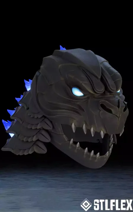 Godzilla Helmet 3D Model