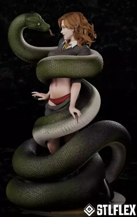 Hermione vs Snake 3D Model STL File