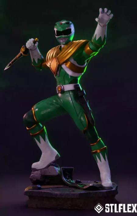 Power Ranger Green 3D Model