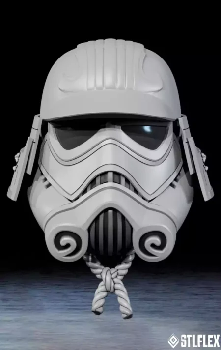 Samurai Stormtrooper Helmet STL File