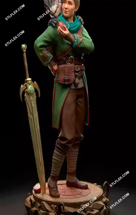 Zoe 3D Print STL Model