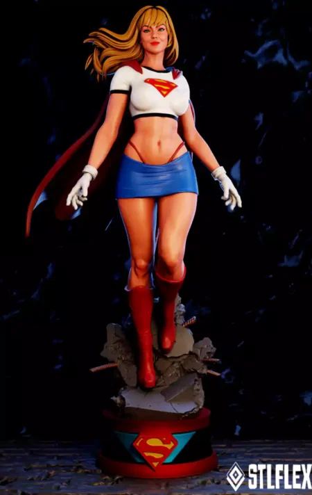 Supergirl 3D Print Model STL