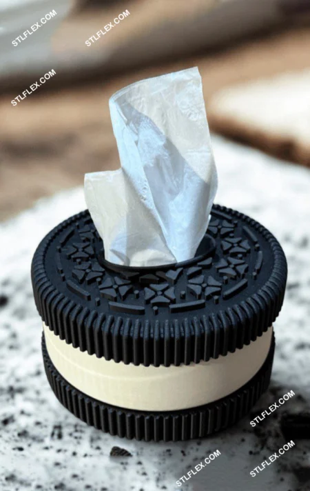 Cookie Tissue Box STL File