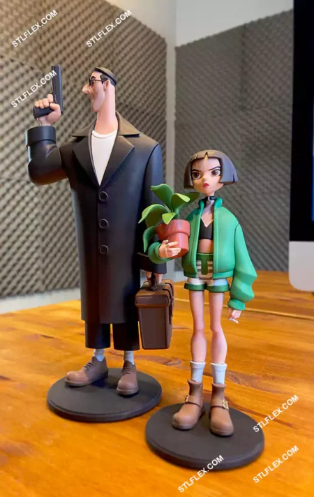 Leon and Mathilda The Professional 3D Print STL Files