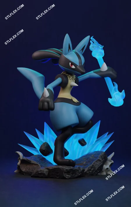 Lucario 3D Print STL Files