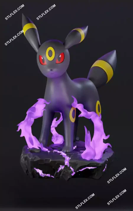 Umbreon Statue 3D Print STL Files
