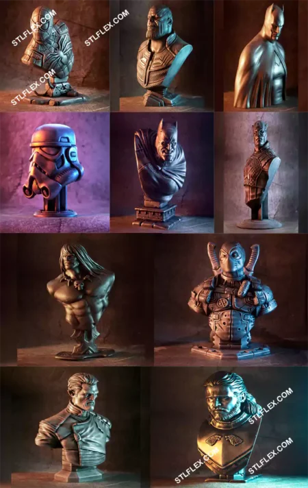 Bust Pack STL Files