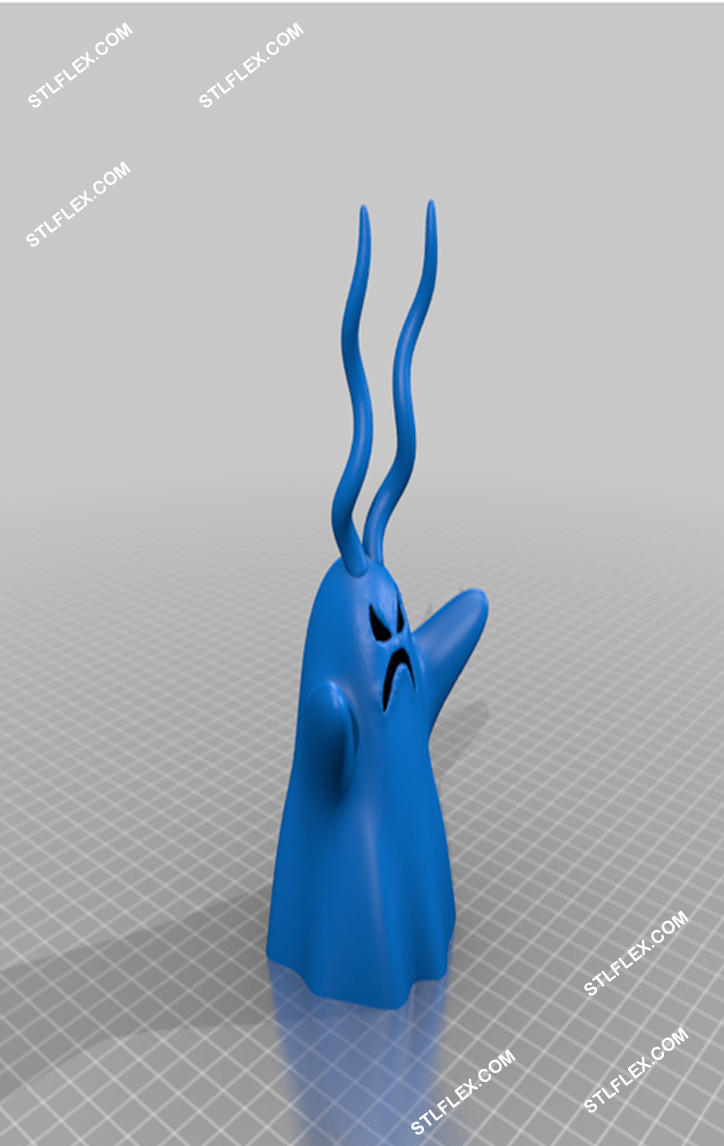 Halloween Ghosts Epic 3D Model