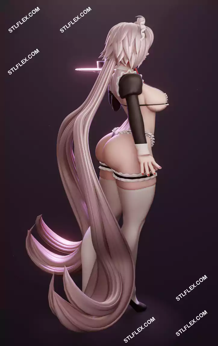 Maid Jeanne 3D Print STL File - Image 2