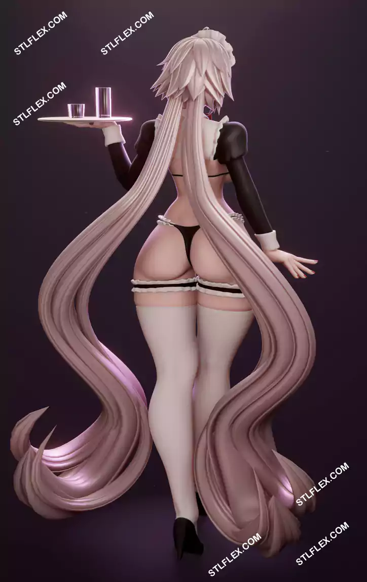 Maid Jeanne 3D Print STL File