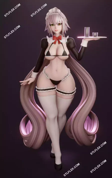 Maid Jeanne 3D Print STL File