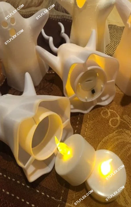 Halloween Ghosts Epic 3D Model