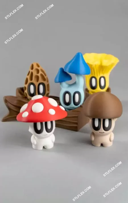 Mushroom 3D Print Models STL & 3MF Files