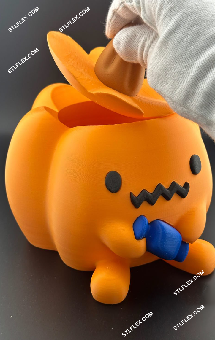Pumpkin Candy Bowl Epic 3D Model