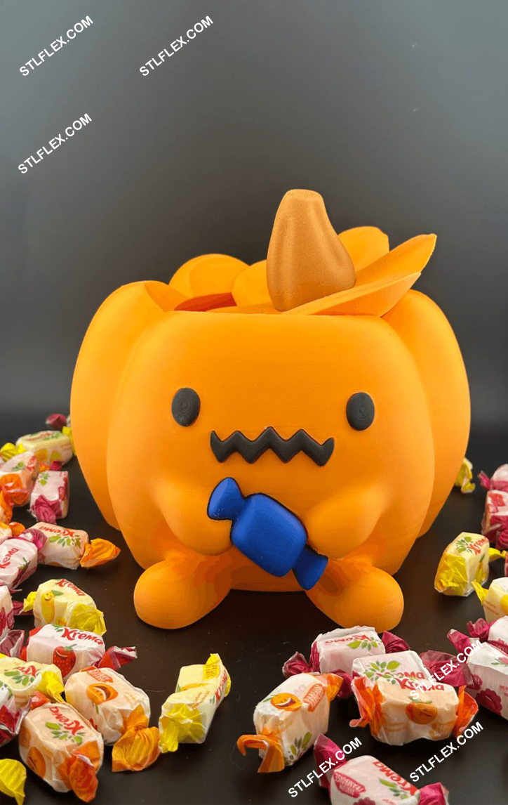 Pumpkin Candy Bowl Epic 3D Model