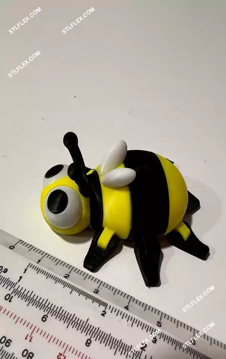Cute Bee 3D Print STL File