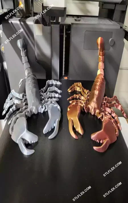 Flexi Scorpion 3D Print STL & 3MF Files