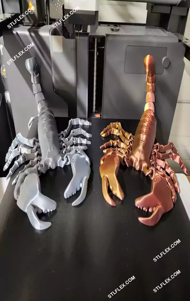 Flexi Scorpion 3D Print STL & 3MF Files