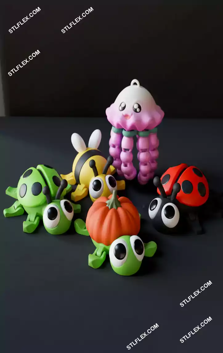 Cute Animal Friends 3D Print STL Pack