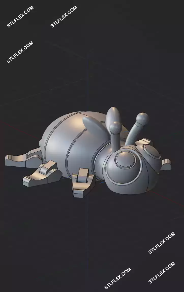 Cute Bee 3D Print STL File