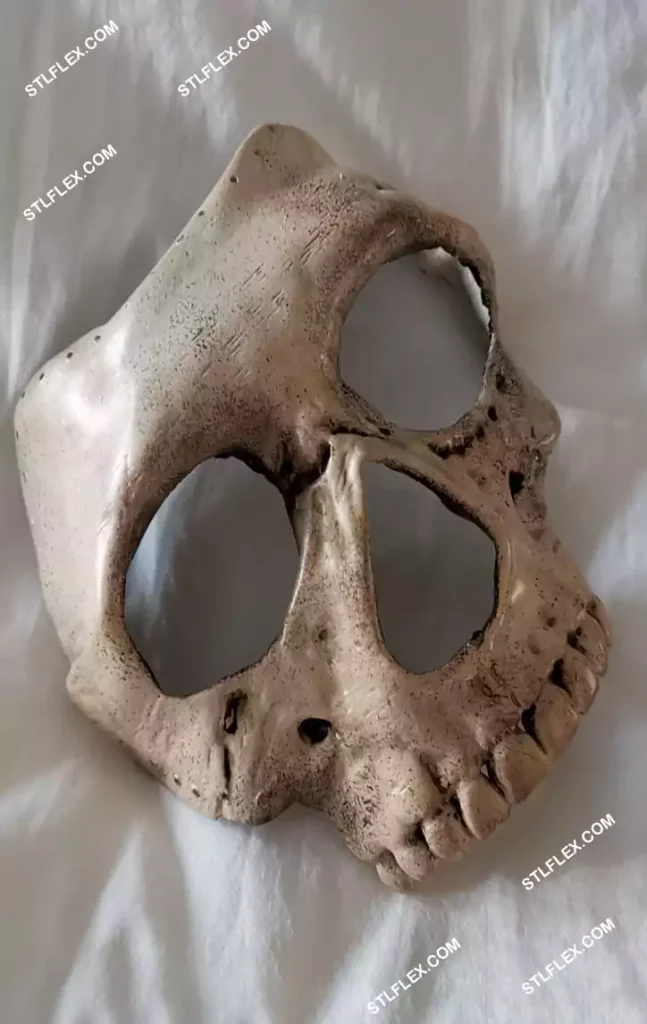 Ghost mask from Call of Duty 3D printed cosplay mask