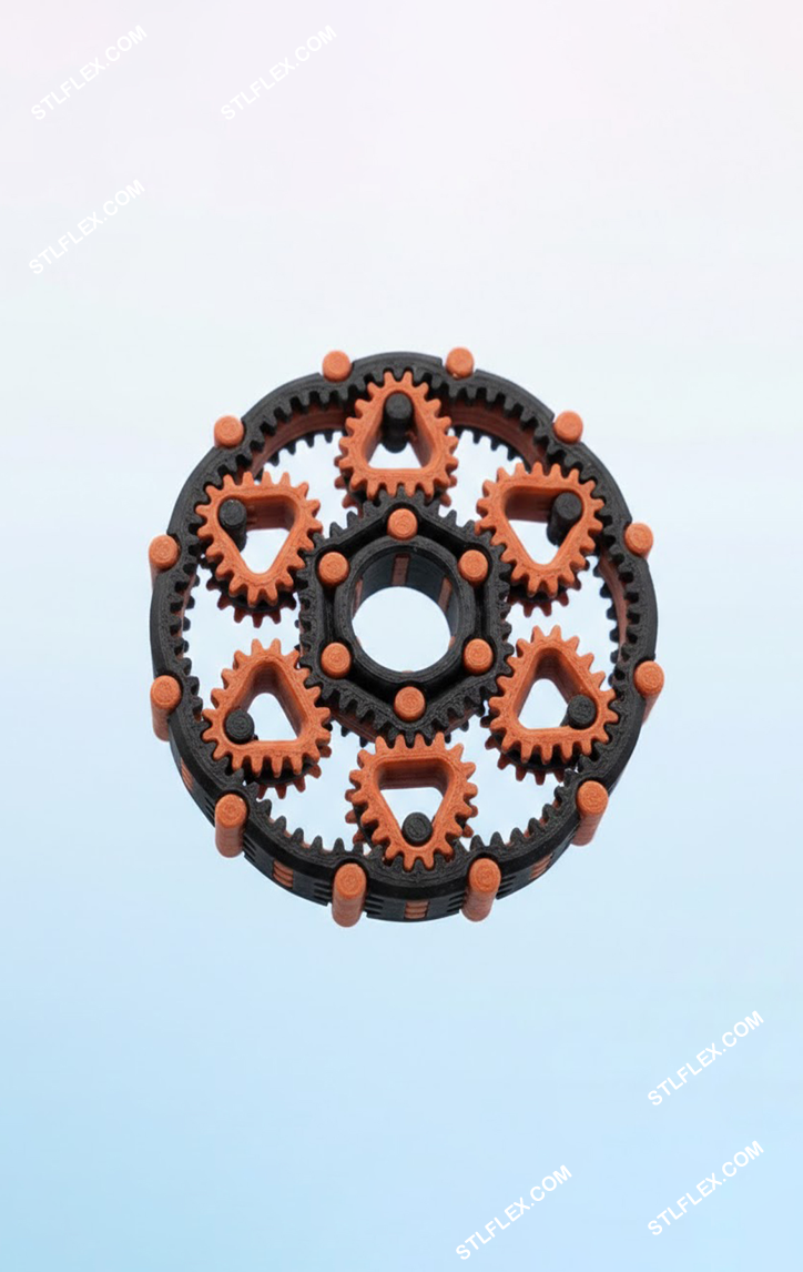 Anti-Stress Flexi Fidget Toys STL Bundle